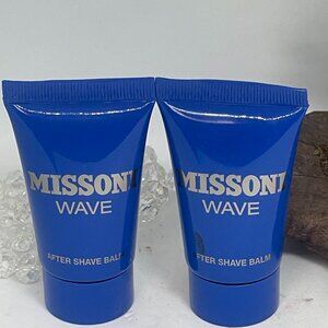 2x Missoni Wave Pour Homme After Shave Balm - ..8 fl oz - New